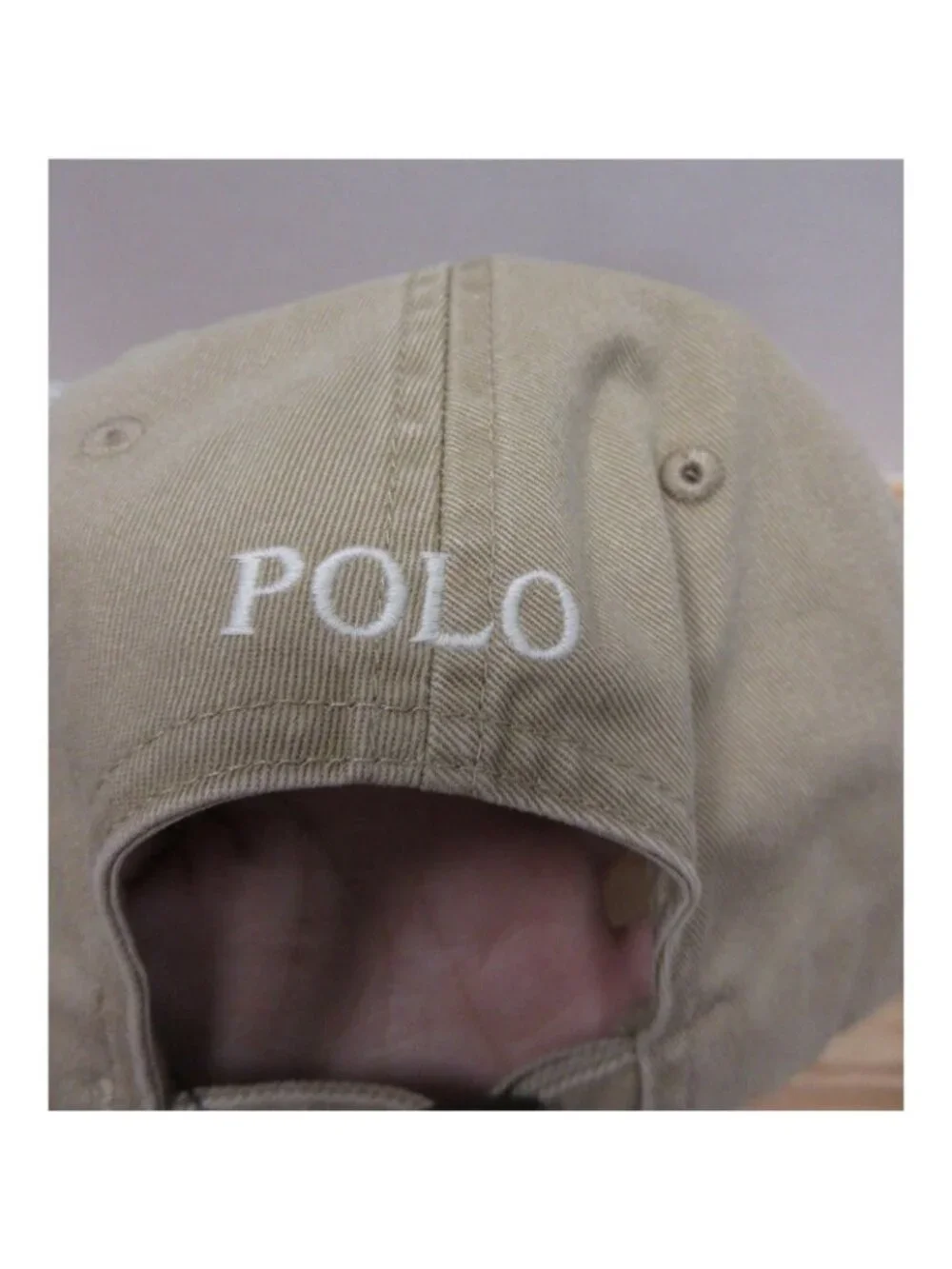 Polo Ralph Lauren Hat Cap Strapback Tan Adjustable Pony Logo Heritage
